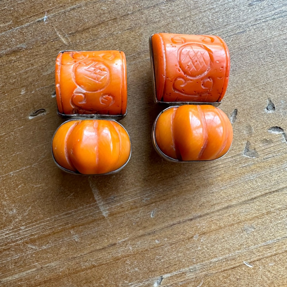 Rebecca Collins Vintage Clip Earrings